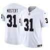 Men's Las Vegas Raiders #31 Raheem Mostert White 2025 F.U.S.E. Jersey