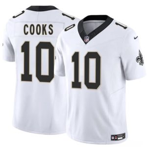 Men's New Orleans Saints #10 Brandin Cooks White 2025 F.U.S.E Jersey