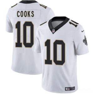 Men's New Orleans Saints #10 Brandin Cooks White 2025 Jersey