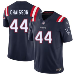Men's New England Patriots #44 K'Lavon Chaisson Navy 2025 F.U.S.E. Jersey