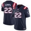Men's New England Patriots #22 Marcus Epps Navy 2025 F.U.S.E. Jersey