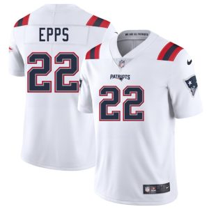 Men's New England Patriots #22 Marcus Epps White 2025 Jersey