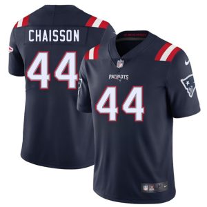 Men's New England Patriots #44 K'Lavon Chaisson Navy 2025 Jersey