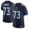 Men's Tennessee Titans #73 Blake Hance Navy 2025 Jersey