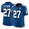 Men's Indianapolis Colts #27 Cam Bynum Blue 2025 F.U.S.E. Throwback Jersey
