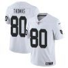 Men's Las Vegas Raiders #80 Ian Thomas White 2025 Jersey