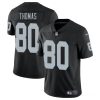 Men's Las Vegas Raiders #80 Ian Thomas Black 2025 Jersey
