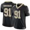 Men's New Orleans Saints #91 Davon Godchaux Black F.U.S.E. Jersey