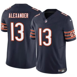 Men's Chicago Bears #13 Maurice Alexander Navy 2025 F.U.S.E.  Jersey