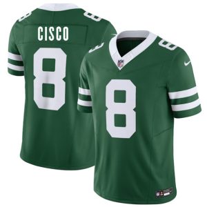 Men's New York Jets #8 Andre Cisco Green 2025 F.U.S.E.  Jersey
