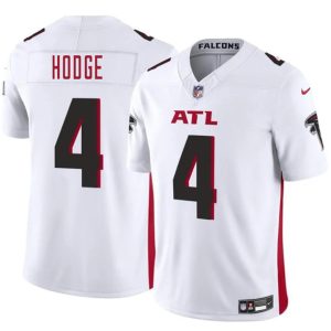 Men's Atlanta Falcons #4 KhaDarel Hodge White 2025 F.U.S.E.  Jersey