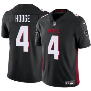 Men's Atlanta Falcons #4 KhaDarel Hodge Black 2025 F.U.S.E.  Jersey