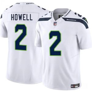 Men's Seattle Seahawks #2 Sam Howell White 2025 F.U.S.E. Jersey