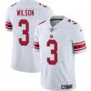 Men's New York Giants #3 Russell Wilson White 2025  Jersey