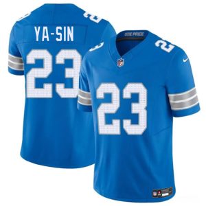 Men's Detroit Lions #23 Rock Ya-Sin Blue 2025 F.U.S.E. Jersey