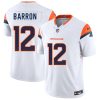 Men's Denver Broncos #12 Jahdae Barron White 2025 Draft F.U.S.E. Jersey