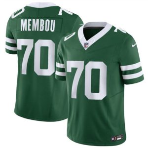 Men's New York Jets #70 Armand Membou Green 2025 Draft F.U.S.E.  Jersey