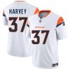 Men's Denver Broncos #37 RJ Harvey White 2025 Draft F.U.S.E. Jersey