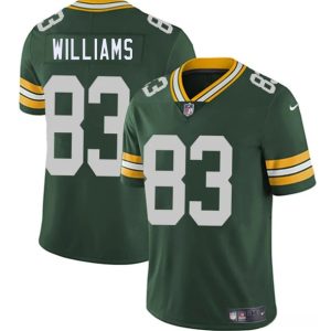 Men's Green Bay Packers #83 Savion Williams Green 2025 Draft  Jersey