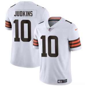 Men's Cleveland Browns #10 Quinshon Judkins White 2025 Jersey