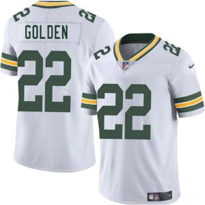 Men's Green Bay Packers #22 Matthew Golden White 2025  Jersey