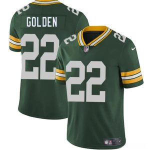 Men's Green Bay Packers #22 Matthew Golden Green 2025  Jersey