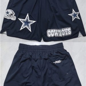 Men's Dallas Cowboys Navy Shorts (Run Small)