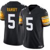 Men's Pittsburgh Steelers #5 Jalen Ramsey Black 2025 F.U.S.E. Alternate Jersey