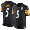 Men's Pittsburgh Steelers #5 Jalen Ramsey Black 2025 F.U.S.E.  Jersey
