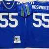 Men's Seattle Seahawks #55 Brian Bosworth Royal Throwback Football Stitched Jersey