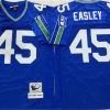 Men's Seattle Seahawks #45 Kenny Easley Royal Throwback Football Stitched Jersey