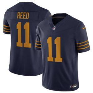 Men's Green Bay Packers #11 Jayden Reed Navy The 1923 Classic Vapor F.U.S.E. Limited Football Stitched Jersey