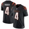 Men's Cincinnati Bengals #4 Desmond Ridder Black 2025 F.U.S.E.  Jersey
