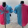 Men's Las Vegas Raiders Blank Pink Blue  Jersey