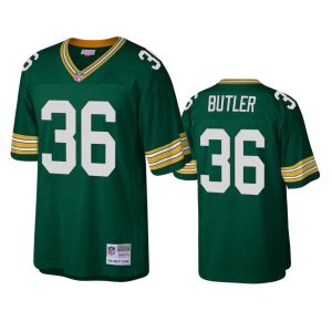 Men's Green Bay Packers #36 LeRoy Butler Mitchell & Ness 1996 Throwback Green Jersey
