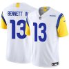 Men's Los Angeles Rams #13 Stetson Bennett IV White 2024 F.U.S.E. Vapor Untouchable Football Stitched Jersey