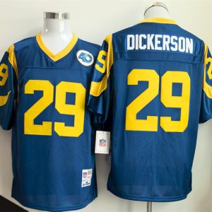 Men's Los Angeles Rams #29 Eric Dickerson Royal Throwback Football Stitched Jersey