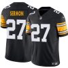 Men's Pittsburgh Steelers #27 Trey Sermon Black 2025 F.U.S.E. Alternate  Jersey