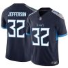 Men's Tennessee Titans #32 Jermar Jefferson Navy 2025 F.U.S.E. Jersey