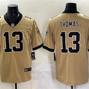 Men's New Orleans Saints #13 Michael Thomas Gold Alternate Jersey