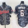 Men's Tampa Bay Buccaneers #6 Baker Mayfield Grey Camo Cool Base Stitched Baseball Jersey