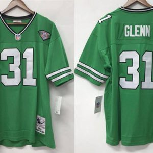 Men's New York Jets #31 Aaron Glenn Green 1994 Throwback Stitched Jersey