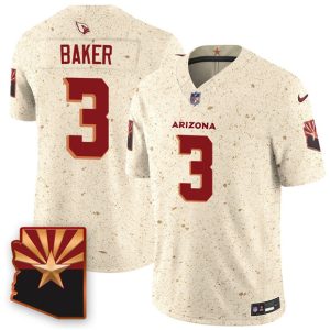 Men's Arizona Cardinals #3 Budda Baker 2025 F.U.S.E. ?Rivalries?  Jersey