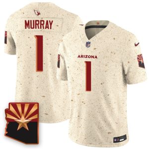 Men's Arizona Cardinals #1 Kyler Murray 2025 F.U.S.E. ?Rivalries?  Jersey