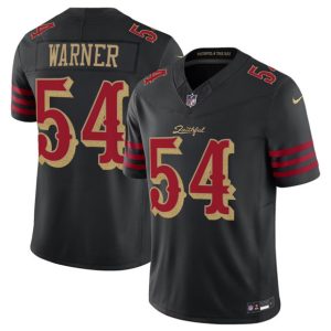 Men's San Francisco 49ers #54 Fred Warner Black 2025 F.U.S.E. ?Rivalries? Jersey