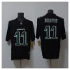 Men's Philadelphia Eagles #11 A.J. Brown Black 2024 F.U.S.E.  Jersey