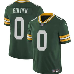 Men's Green Bay Packers #0 Matthew Golden Green 2025  Jersey