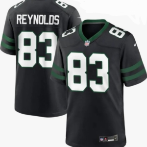 Men's New York Jets #83 Josh Reynolds Black  Jersey